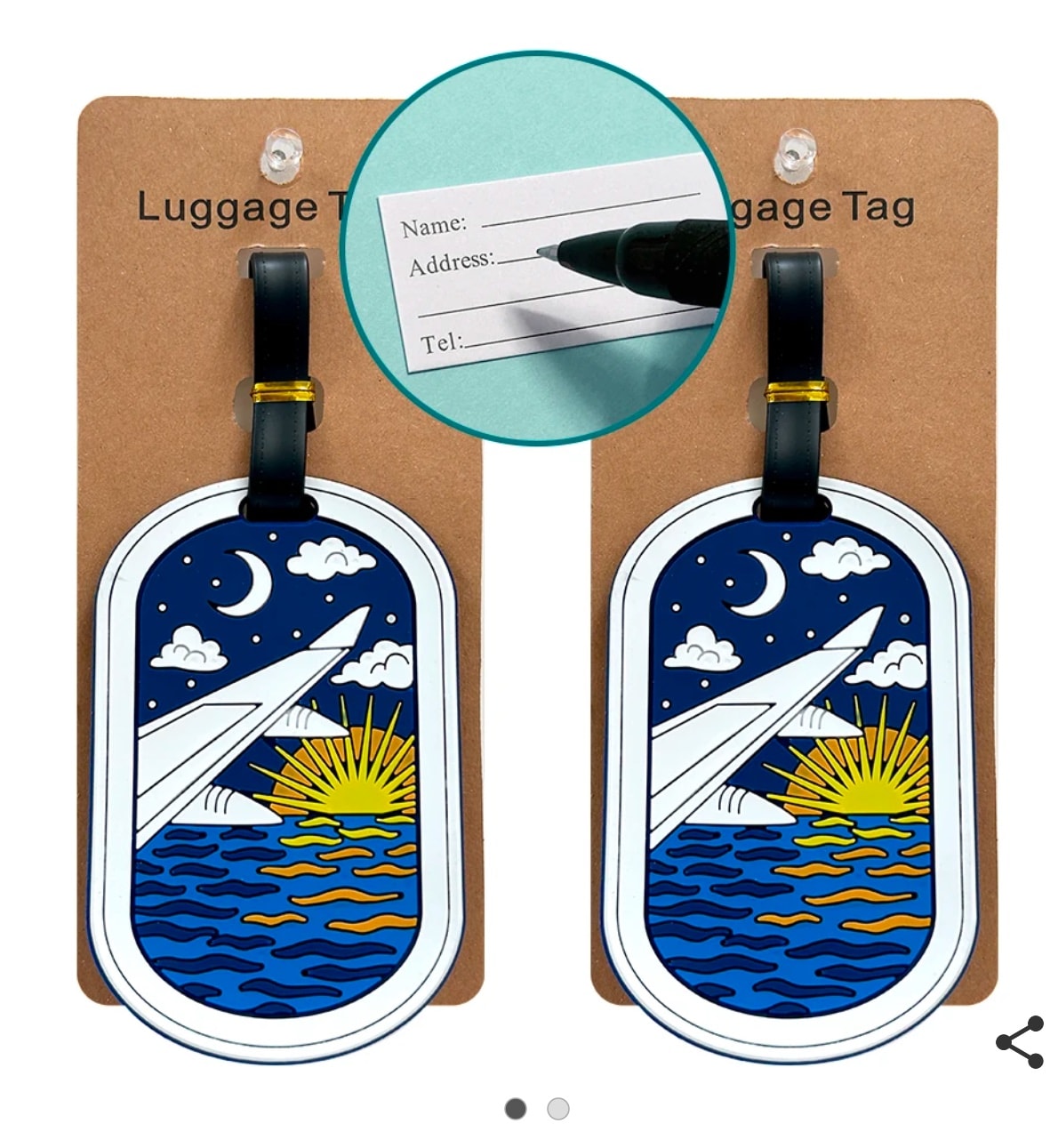 남친이랑 커플 캐리어 네임택 골라죠!총세개야 하나더있오