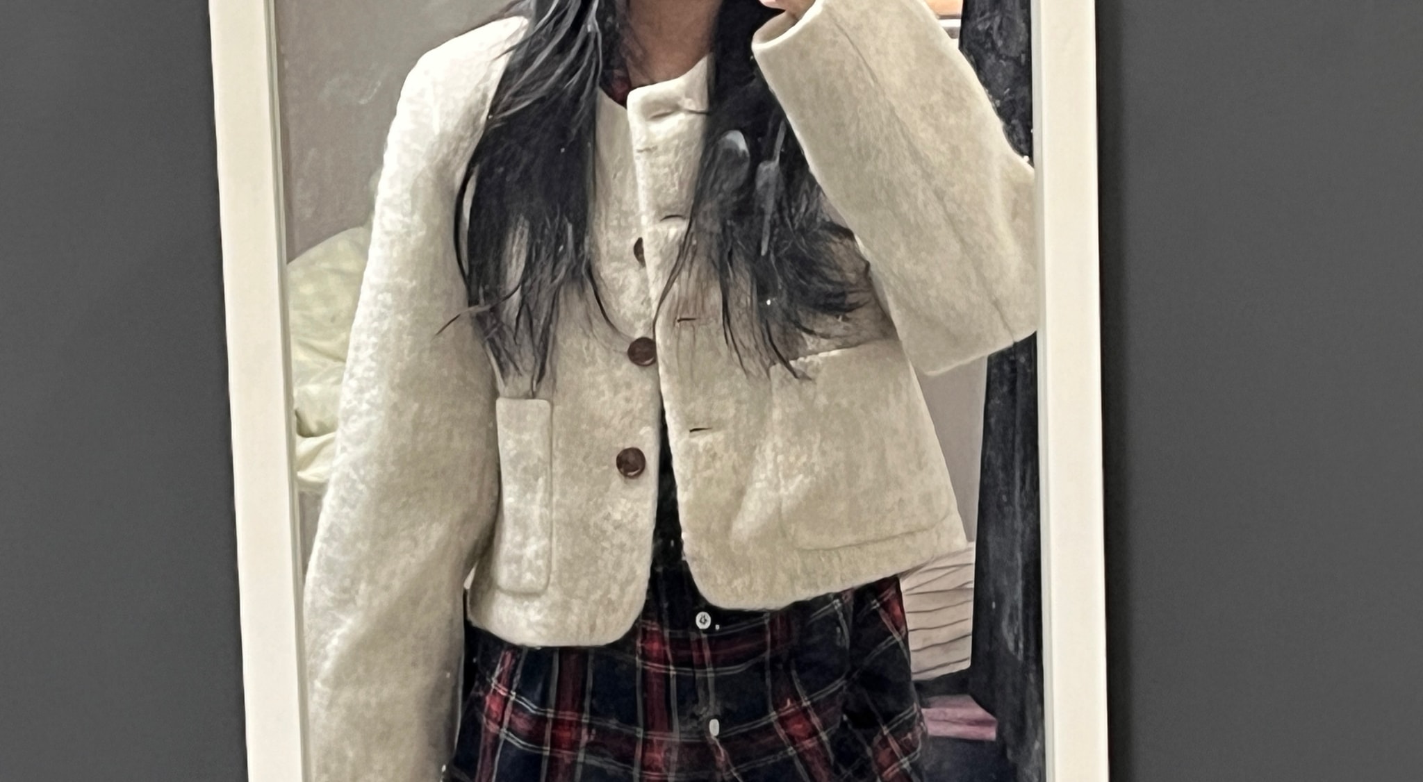 겉옷샀어 뭐가 더 나 ?