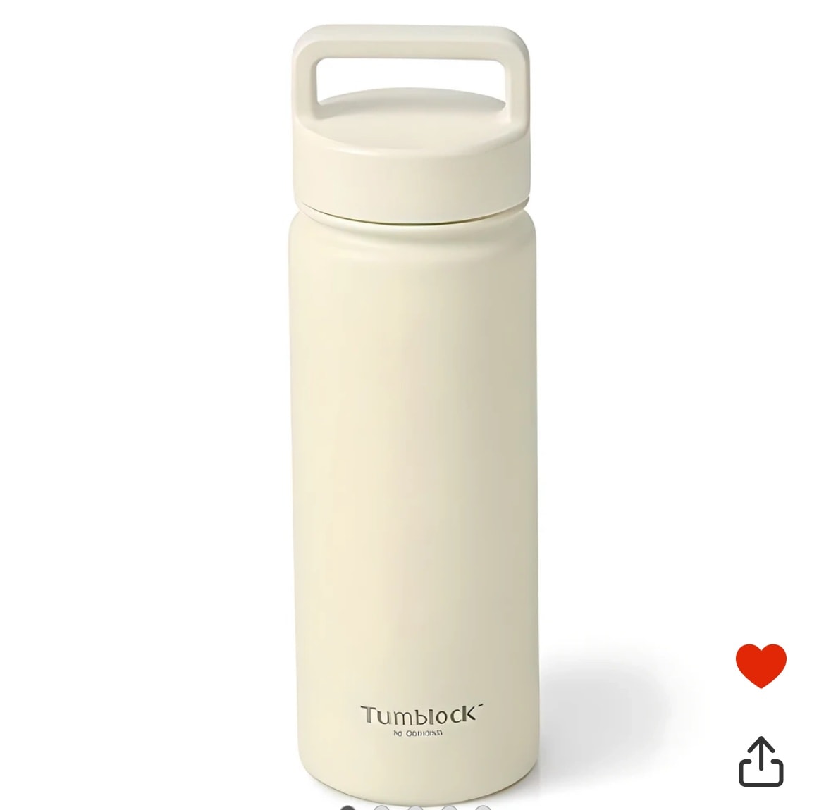 대학생 가방 안에 물통