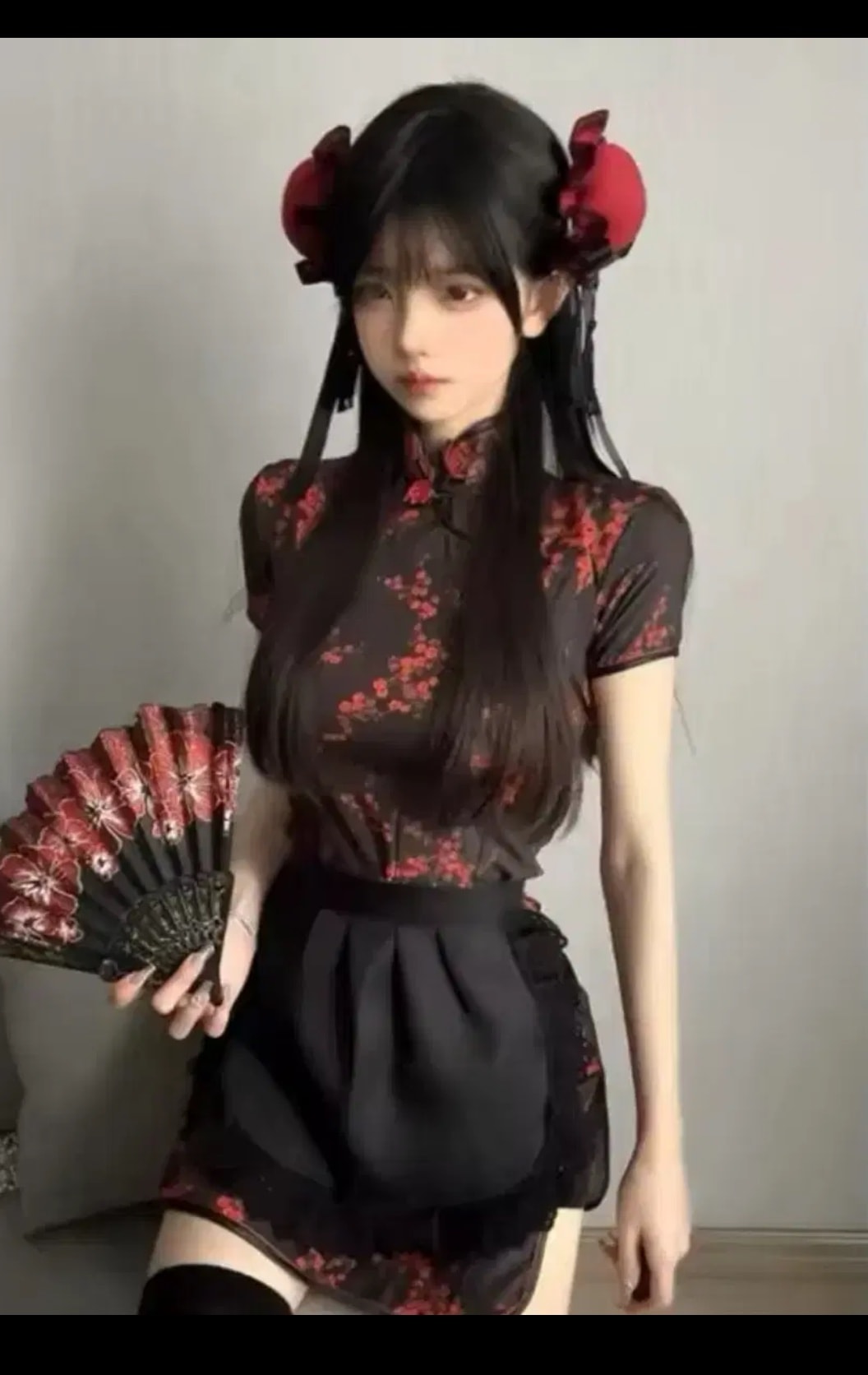 졸사 치파오 긴거vs 짧은 거