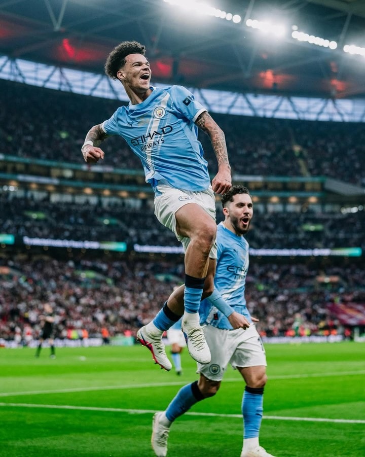 '사제 대결' 승자는 펩이었다! 맨시티, 오라일리 멀티골로 아스날 2-0 완파→통산 9번째 리그컵 우승