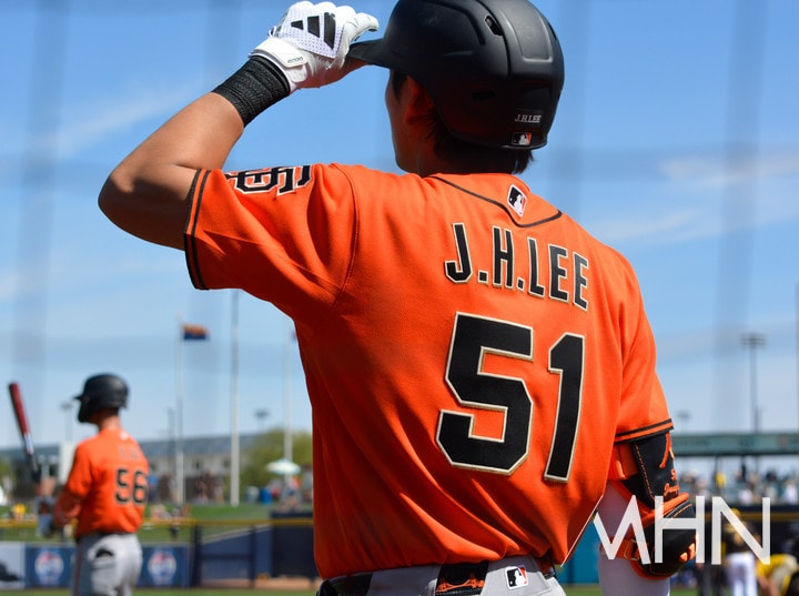 이정후, 28일 양키스전 ‘5번 타자-우익수’ 선발출전…시즌 첫 안타 노린다