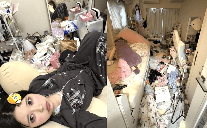 日 걸그룹 멤버, 셀카 올렸다가 '쓰레기 더미 방' 사진 그대로 노출 '곤욕' [MHN:피드]