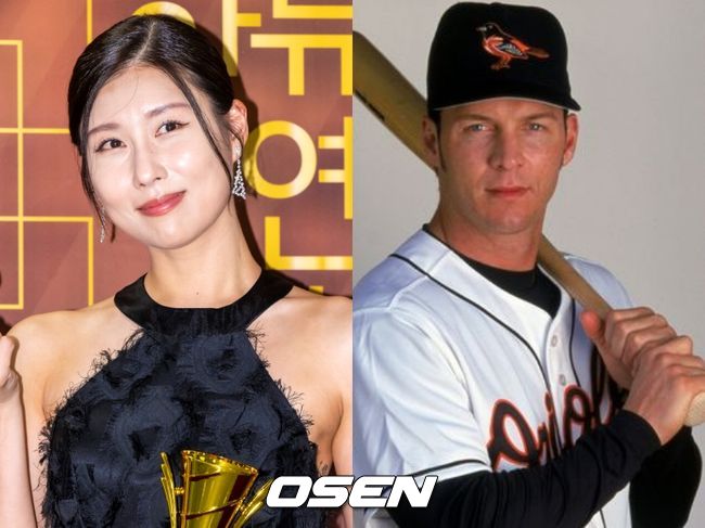 스테파니, '♥23살 연상' 前메이저리거와 열애ing "결혼·동거 NO..잘 만나는중"[핫피플]