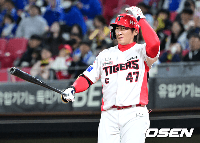 6경기 득점권 침묵→5타점 먹방으로 풀다...KIA 캡틴의 깊은 한숨 "이게 얼마만인지" [오!쎈 광주]