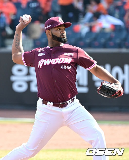 [10일 프리뷰] 키움 알칸타라, 시즌 2승 도전…롯데 로드리게스와 맞대결