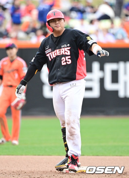 前치어리더와 결혼 효과 이 정도? KIA 1차지명 포수의 미친 활약, 어떻게 백업 꼬리표 뗐나 “눈빛이 살아 있다”