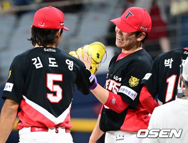 '홈런-홈런' 위험했는데…한화 상승세 꺾고 2연승! "황동하 효율적 투구, 성영탁도 승리 지켰다" [오!쎈 대전]
