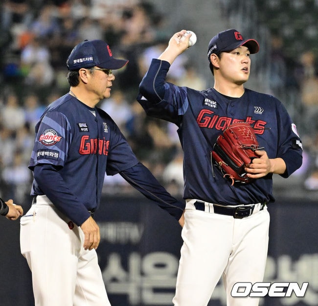 ‘80분 기다렸는데’ 롯데 5연속 위닝 좌절이라니…158km 곽빈 7승+강승호 결승포! 두산 8-3 완승→3연속 위닝