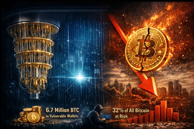 “양자컴에 비트코인 670만개 뚫릴 것”…폭락 경고등