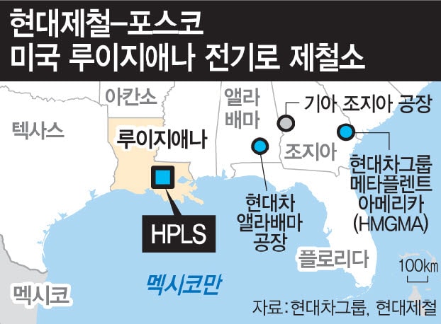 "美 1000만t 고부가 철강 시장 잡겠다"…정의선 8조 승부수