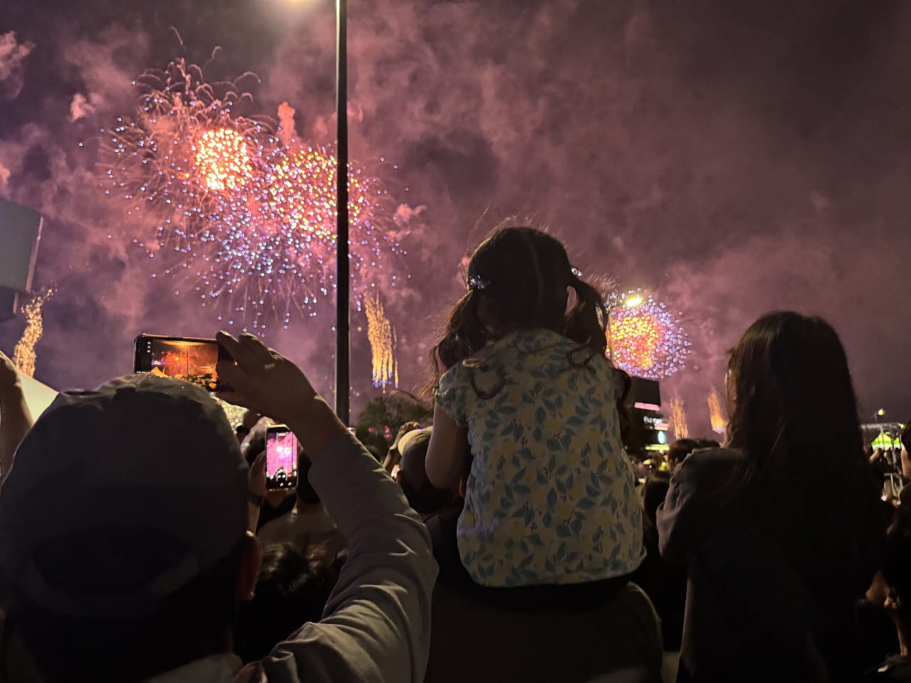 "불법촬영에 모의총기 소동까지"…불꽃축제 곳곳서 사건사고(종합)