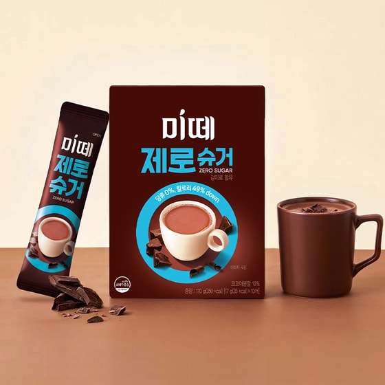 동서식품, 당 부담 낮춘 '미떼 제로슈거' 출시…핫초코 제품군 확대
