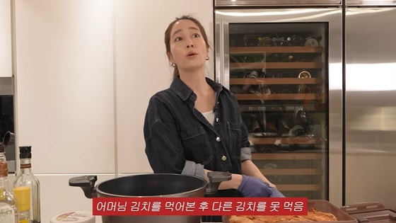 '이병헌♥' 이민정, 시母 김치 자랑…"다른 건 못 먹어"