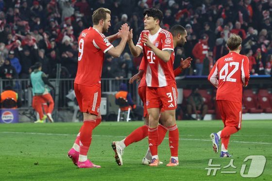 '김민재 막판 투입' 바이에른 뮌헨, 9명으로 레버쿠젠으로 1-1 무승부