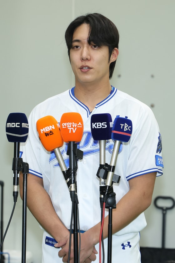 '욕설 논란' 삼성 원태인 "나와선 안 될 행동…성숙한 사람 되겠다"