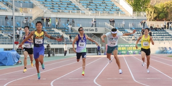 배건율, 육상 남자 400m 역대 9위 기록으로 종별선수권 우승