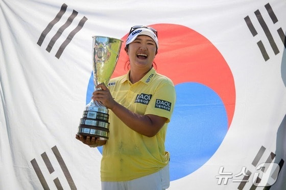 유해란 "3주 전까지 메이저 우승 없었는데…난 운 좋은 사람"