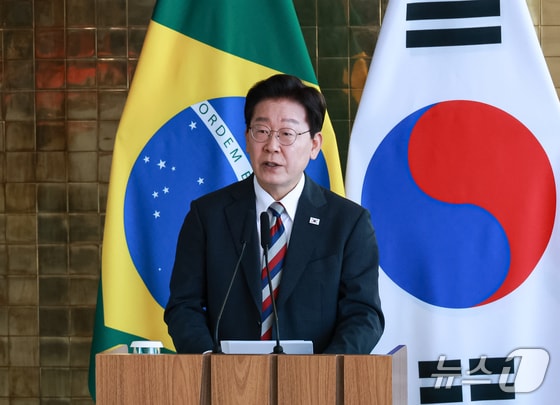 李대통령 "한-브라질 핵심광물·우주항공 협력 확대…방산공동위원회 출범"