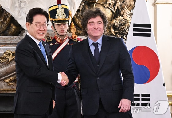 靑 "韓-아르헨 핵심광물·원유 공급망 협력…메르코수르 협상 연내 재개"