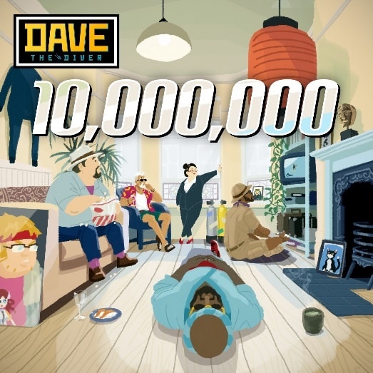 '데이브 더 다이버', 글로벌 누적 판매 1000만 장 돌파