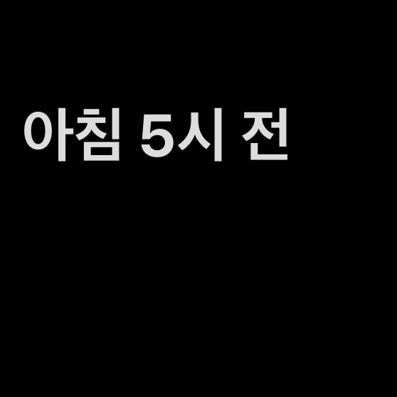 머리 지성인데 평일에 머리 언제 감을까