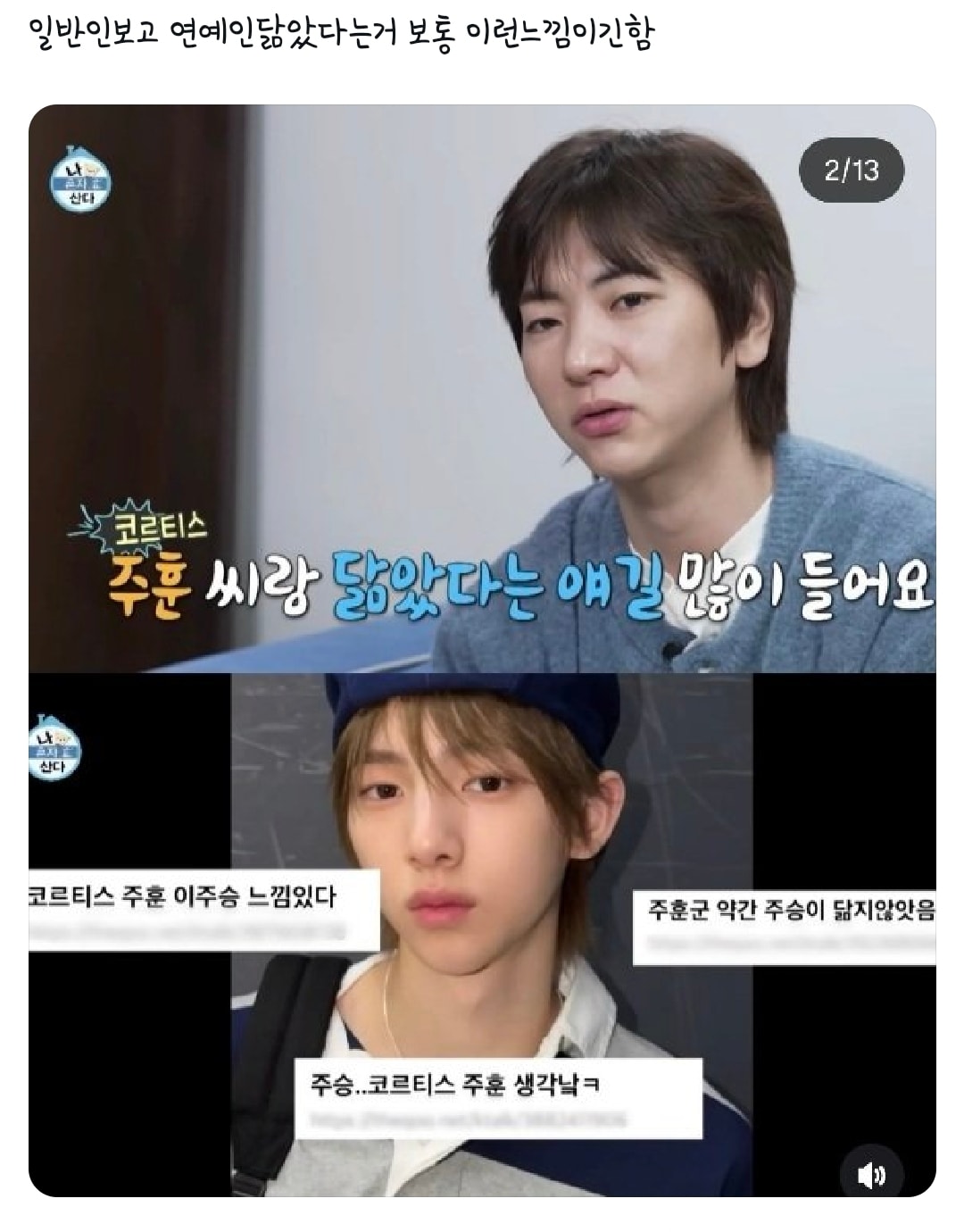 연예인 닮았다 들은 사람들 특징이래