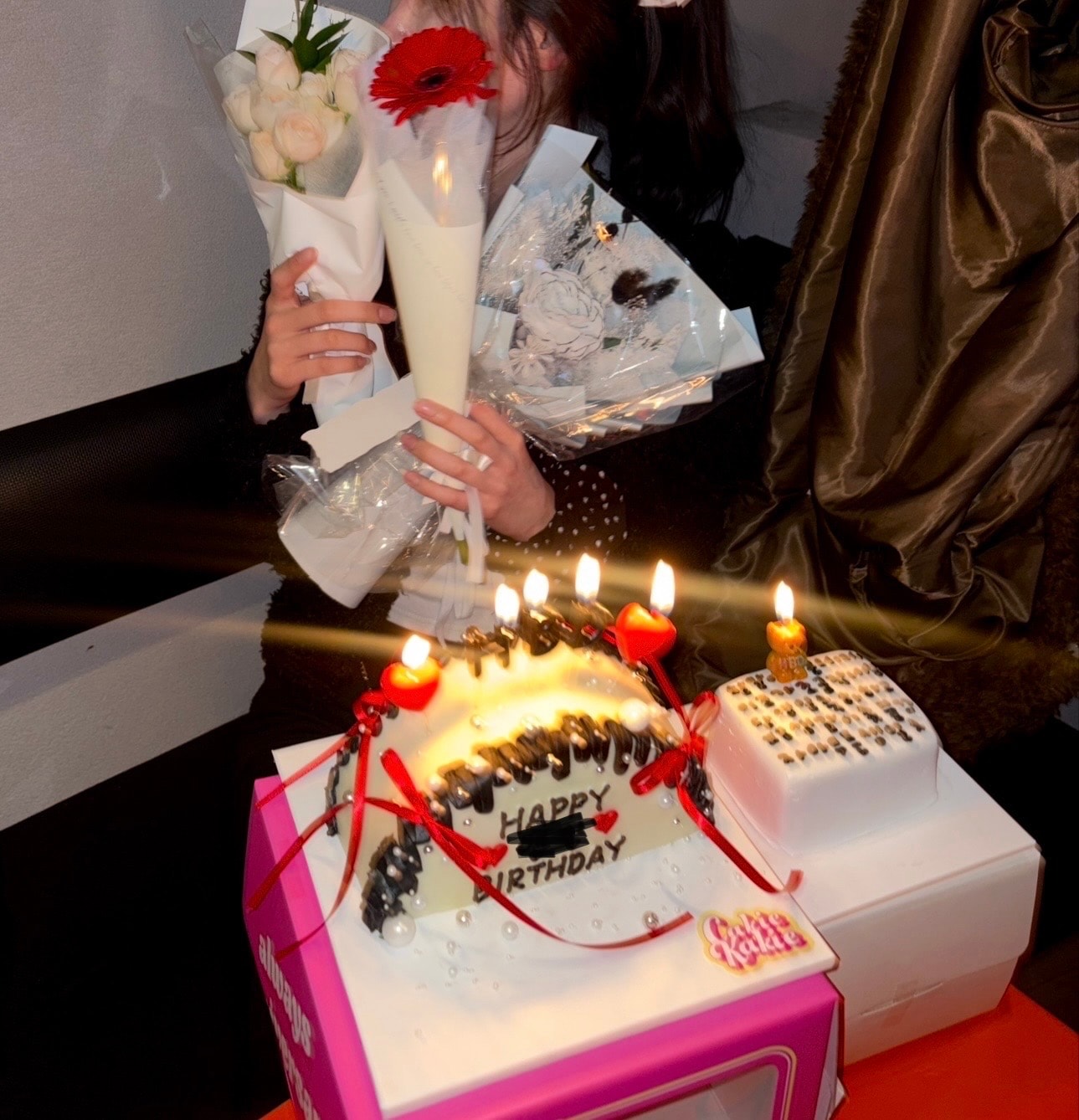 몇년치 꽃 받음