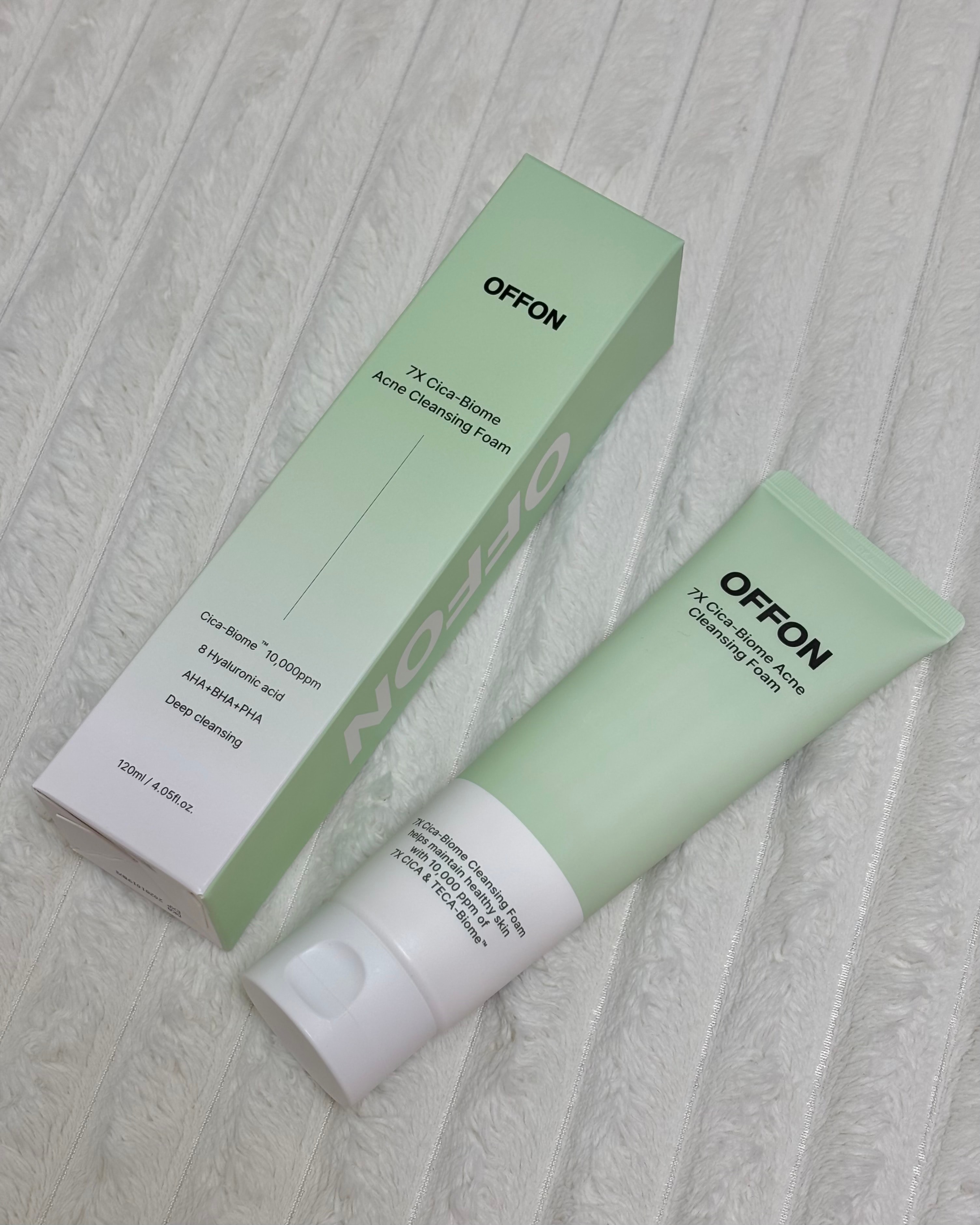 오프온 7X 시카바이옴 클렌징폼 솔직후기 :D