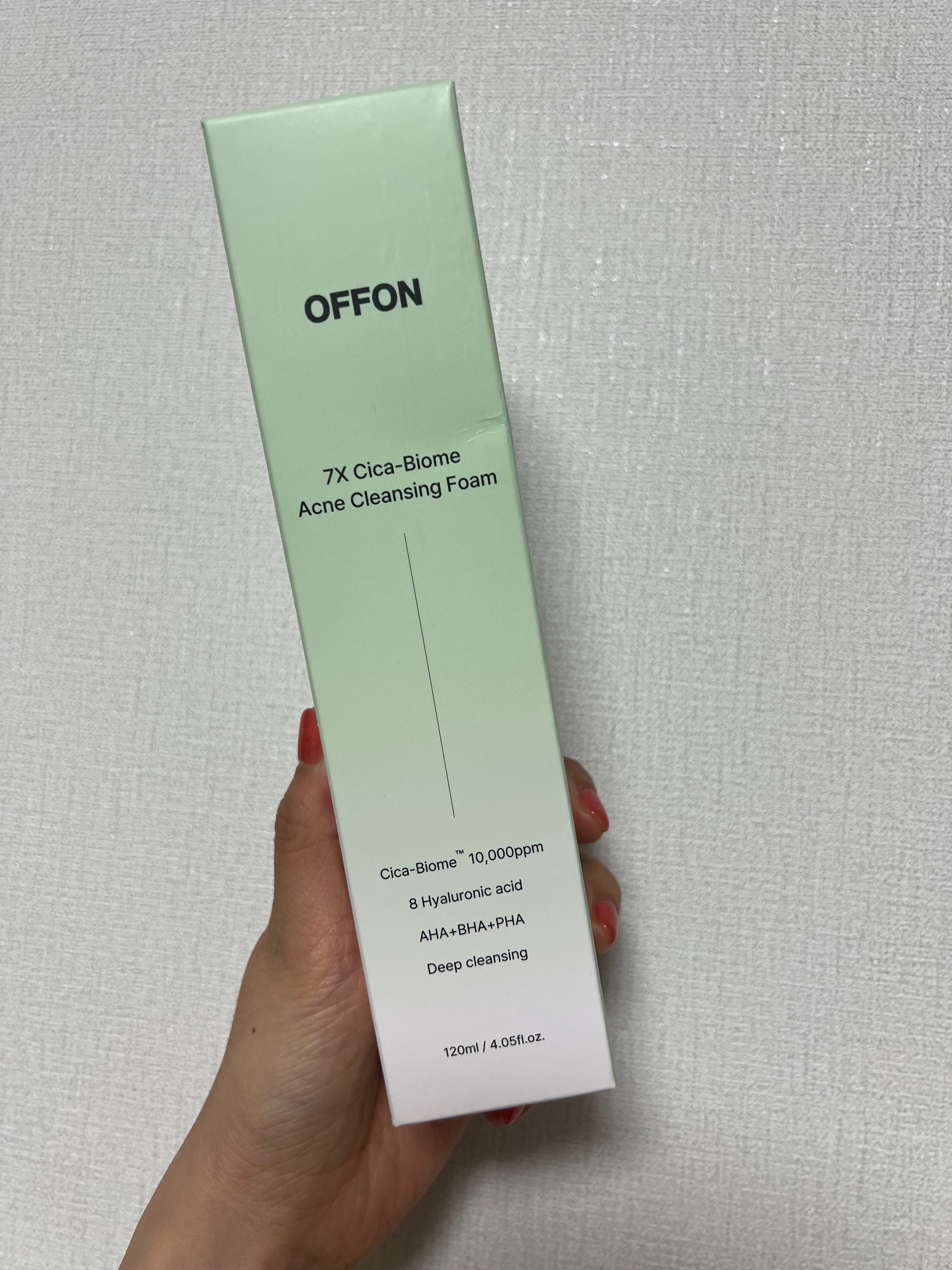 오프온 7X 시카바이옴 클렌징폼 솔직후기