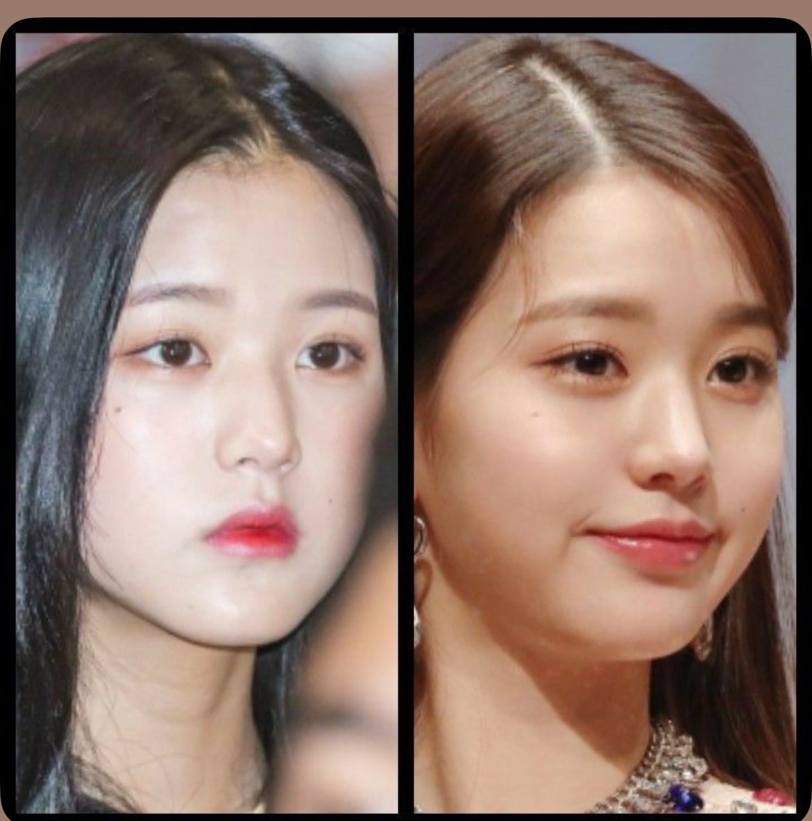 왼쪽 장원영 맞아?